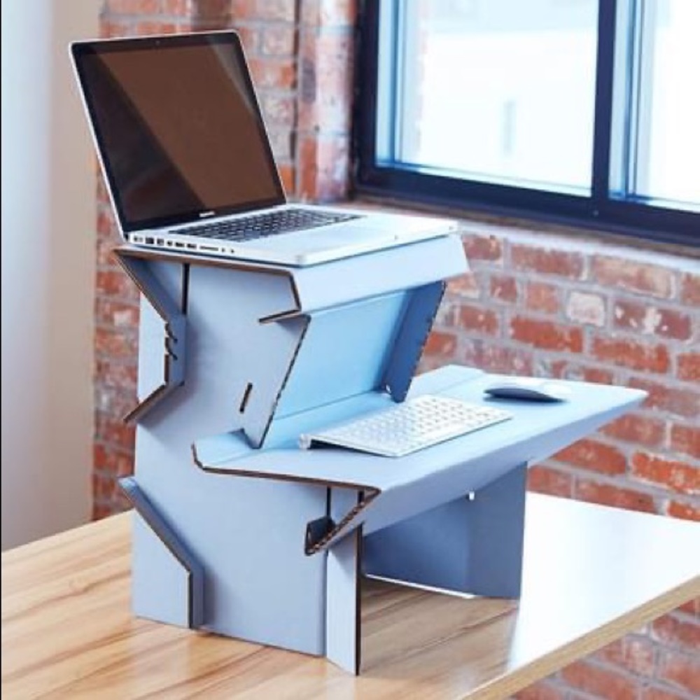 Cardboard standing desk